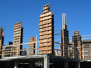 Concrete Forming Plywood Residential Complex
